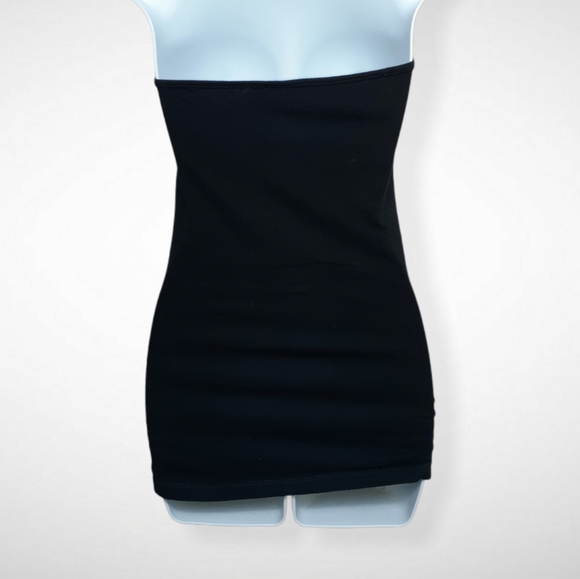 Wet Seal Black Roses & Butterflies strapless - Picture 2 of 6